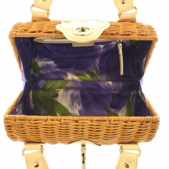 Kate Spade New York Rare Wicker Handle Bag - Picture 7 of 9